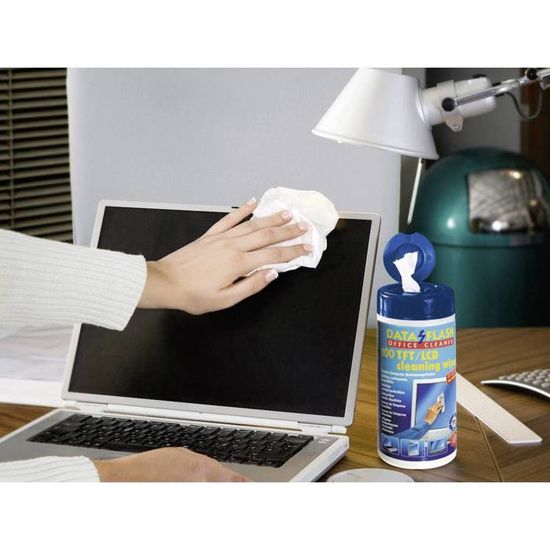 Lingettes Nettoyantes ZEISS Pour Écrans – 60 Lingettes Antibactériennes à 70% D’alcool, Emballées Individuellement