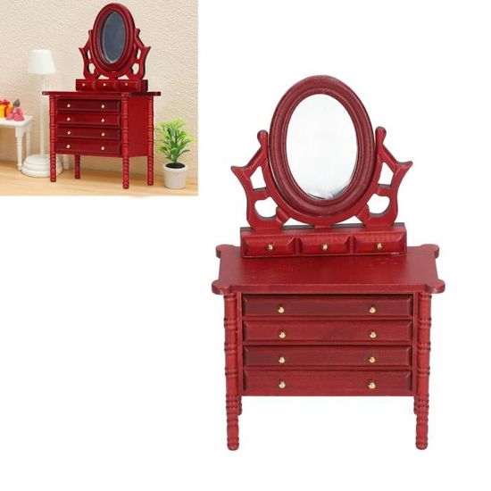 simarro 6Pièces Miroir classique pour maison de poupée miniature, 1 simarro 6Pièces Miroir classique pour maison de poupée miniature, 1
