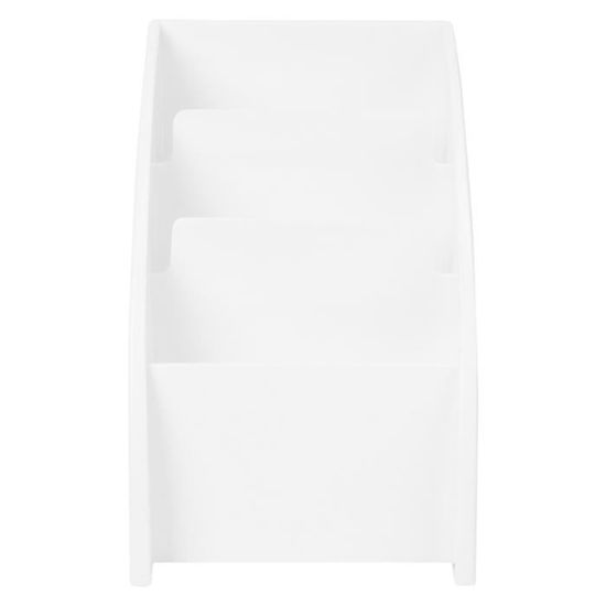 Boîte De Rangement Pour Téléphones Portables - Blanc, Mousse Perlé, 27.5x24x9.3 Cm - Organisateur De Bureau Ou Salle De Classe Pour 20 Téléphones