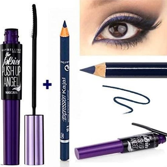 Crayon Multi-Usage Gemey Maybelline Noir Iridisé - Pour Paupières, Lèvres, Joues - Neuf - Fabriqué En France