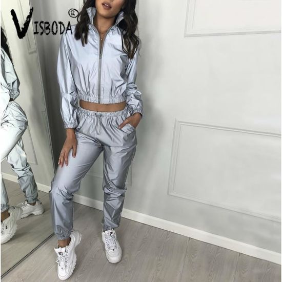 Survetement reflechissant femme store