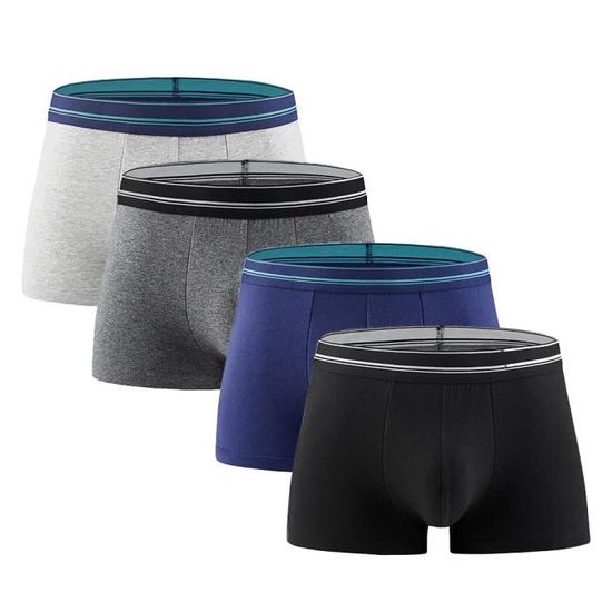 JANZDIYS 4PCS Boxer Hommes,2XL,Slips Confortables,Sous Vêtements en