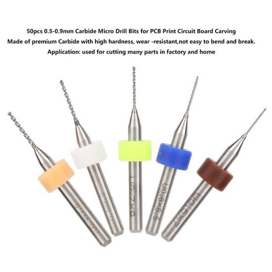 ARROWMAX Lot De Forets PCB - Tige De 2,35 Mm - En Métal Dur