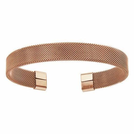Jonc Rigide Ouvert Doré - Bracelet Ajouré Cuivre - Bijoux Femme Tendance Neuf