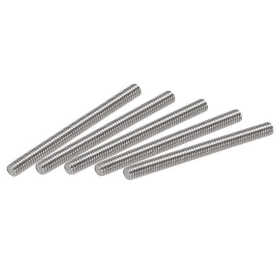 50 Tiges Filetées M8x40mm – Inox 304 – Goujons Entièrement Filetés – Uxcell (neuf)
