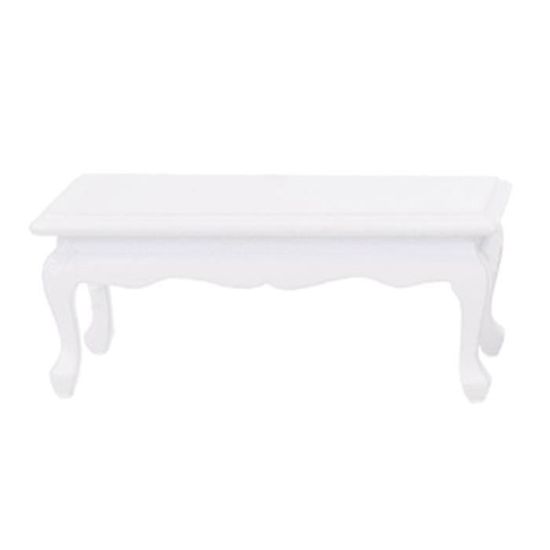 Mini Table De Chevet 1/12 Style Campagne Française Avec Tiroir - Meuble Maison De Poupée