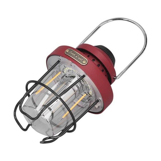 Lot De 2 Lampes De Camping Solaires - Rechargeables USB-C - 3 Modes Lumineux - Étanches IPX4 - Légères Et Accrochables