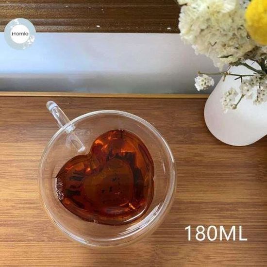 UKCOCO Tasse Verre Chat Mignonne Avec Poignée - Mug à Café 250ml Idéal Bureau Maison Pour Thé Et Boissons
