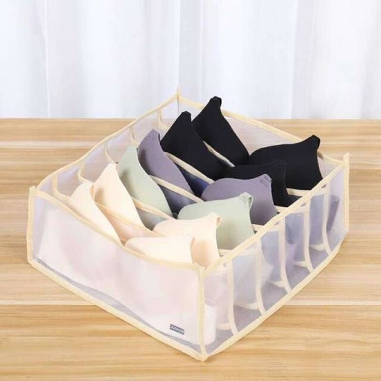 Set De 2 Rangement Pour Sièges-auto De Tiroirs Pliables Avec 7 Compartiments Pour