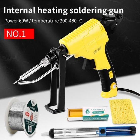 Pistolet à Souder GLIART 60W - Chauffage Externe, Déclenchement Automatique, Pour Circuits électroniques