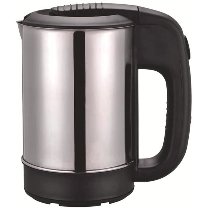 Bouilloire Électrique 0,5L - Acier Inoxydable - 600W - Sans BPA - Mini Format Pour Voyage