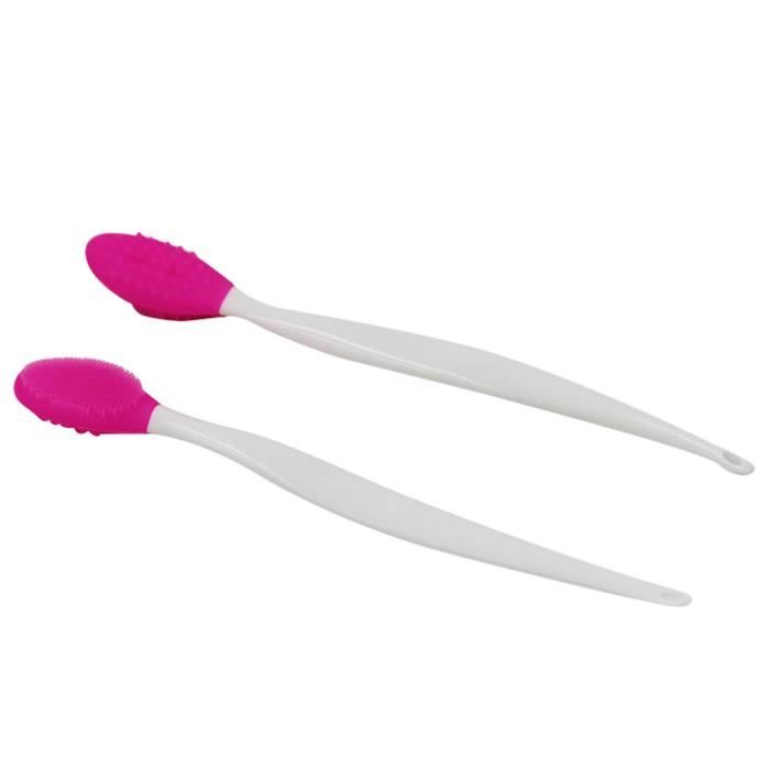 Tonsee® 2pcs Silicone Beauty Wash Visage Exfoliant Blackhead Facial Cleansing Brush Tool _cdt517