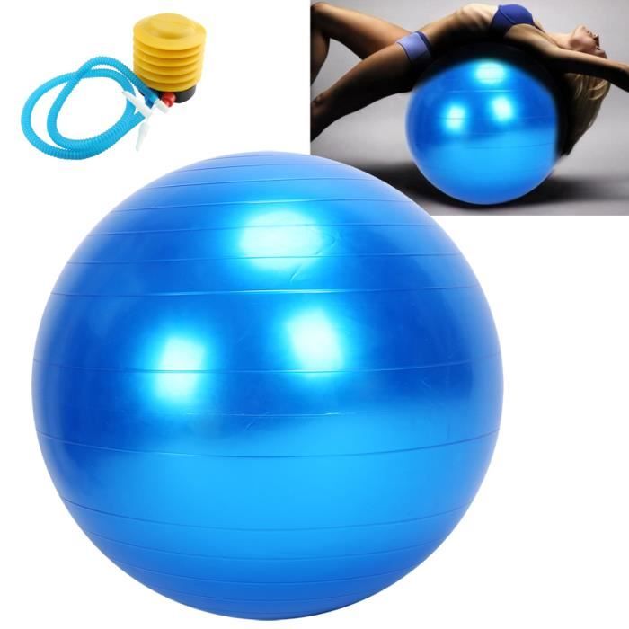 Ballon d'exercice Ballon de yoga Balles de fitness resistantes a l'eclatement, 75 cm, parfait pour les exercices de yoga HB044 -SUR