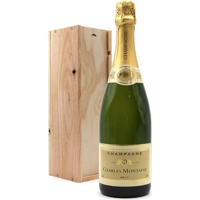 Coffret Champagne Charles Montaine Brut - 75cl