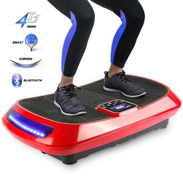 4D Plateforme vibrante oscillante,Shaper plate plateforme plaque avec Haut-parleurs Bluetooth