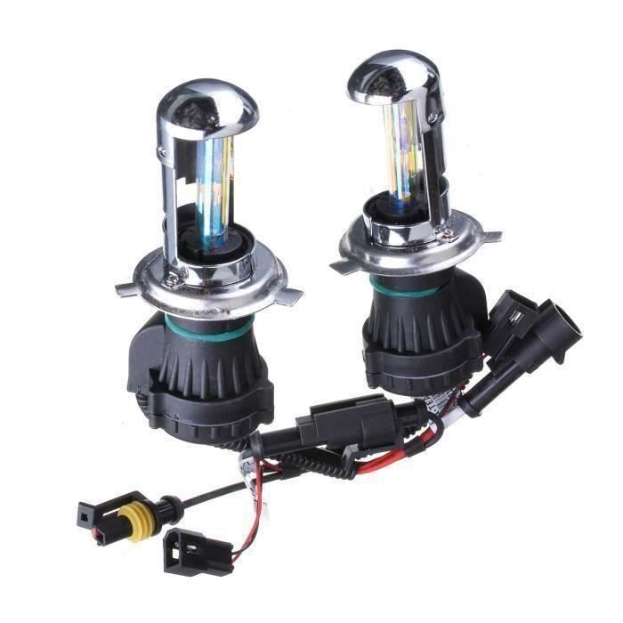 LED Ampoules 55W - H4 H - L - 5000K H4 H - L 2X H4 - H13 - 9004-9007 35W - 55W HID Bi-Xenon Salut - Lo à double faisceau Kit My14382
