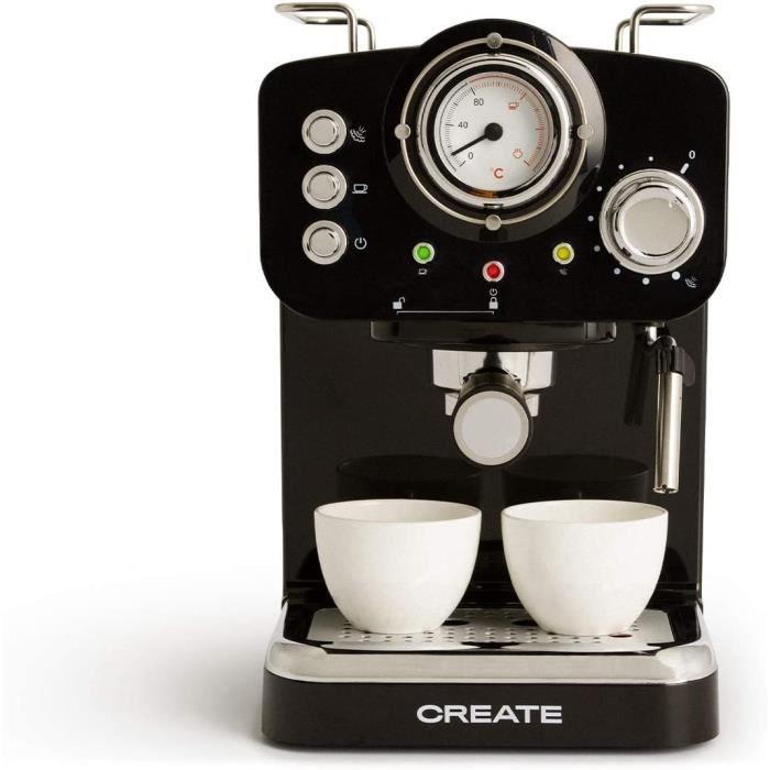 IKOHS THERA RETRO - Cafetière Express (Noir)