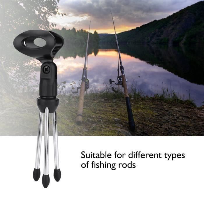 Support de trépied en acier inoxydable pour canne à pêche support de poteau de poisson support de poignéeMKK58