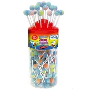 Bonbon Sucette Bi-colors tâche langues boîte de…