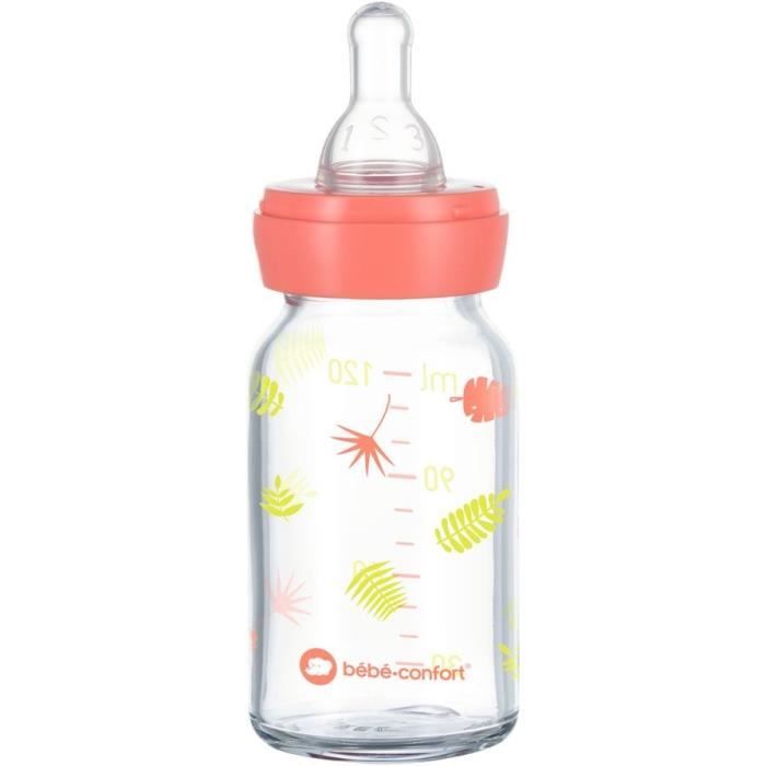 B/éb/é Confort Protection Silicone pour Biberon Verre Natural Comfort 270 ml