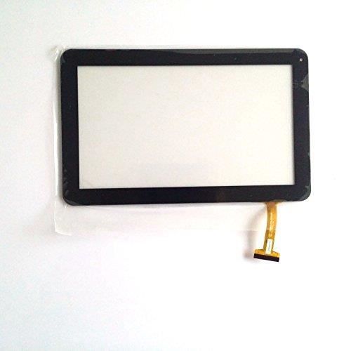 Mobitech@ Vitre tactile THOMSON TEO-QD10C 10'' couleur Noir avec autoadhésif