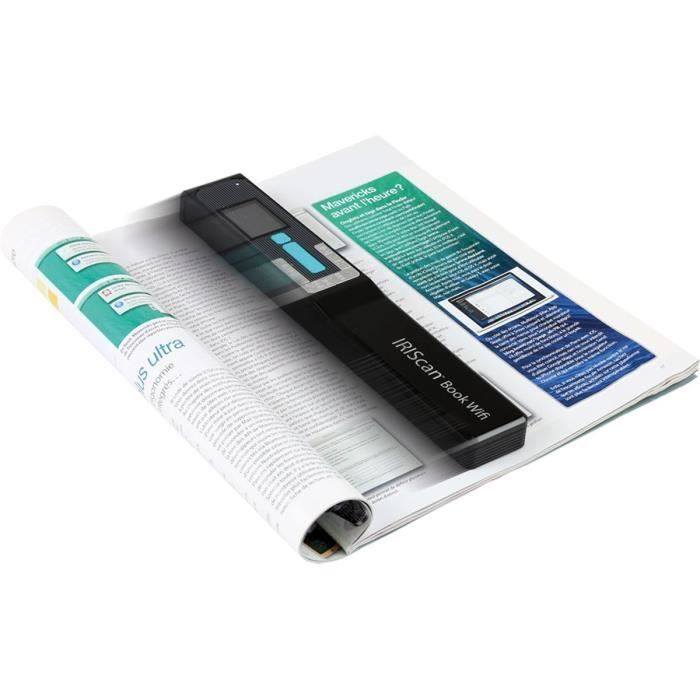 IRIS IRIScan Book 5 WIFI - 30PPM - Batterie Powered - 1200Dpi - SD Card