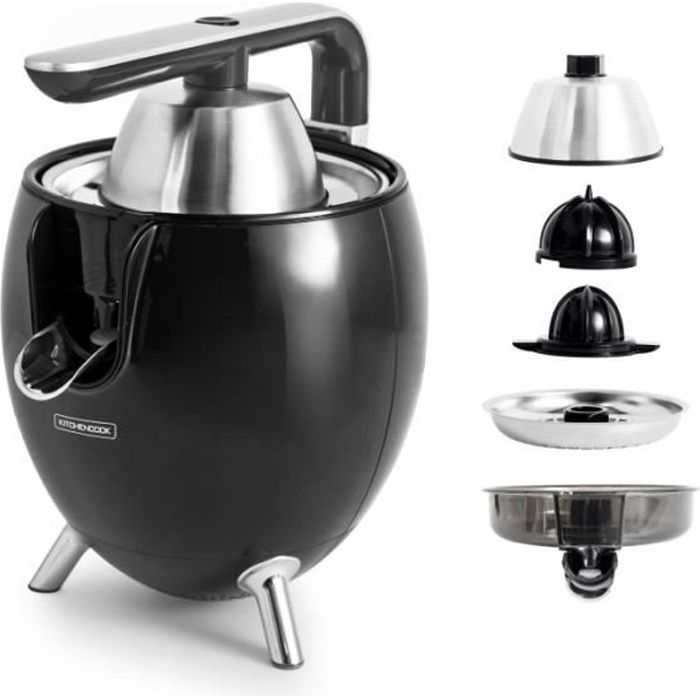Presse Agrume Electrique Design Avec Bras Articulé En Aluminium Presspod Black Piano De Kitchencook