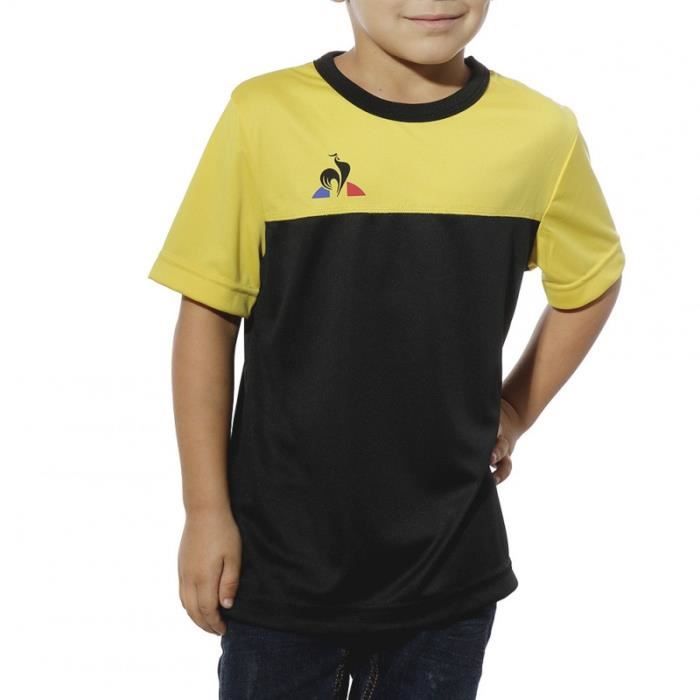 N°3 Garçon Maillot Football Noir Le Coq Sportif