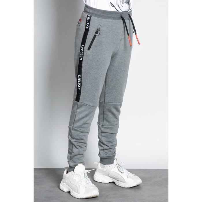 DEELUXE Jogging avec bande JUDO Medium Grey Mel