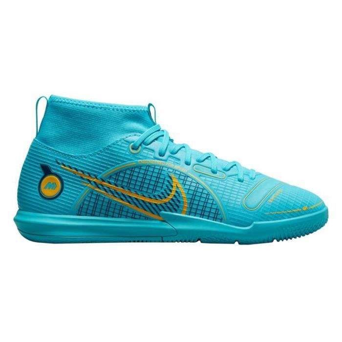 Chaussures NIKE Mercurial Superfly 8 Academy IC Junior Bleu - Mixte/Enfant