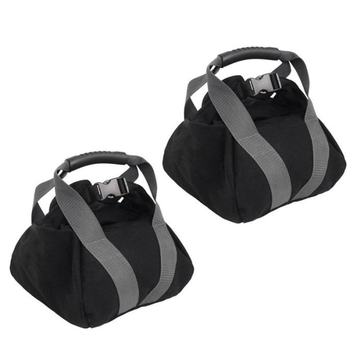 Toile-Kettlebell-Sandbag RéGlable avec PoignéE pour L'EntraîNement EntraîNement à Domicile, Yoga, Fitness