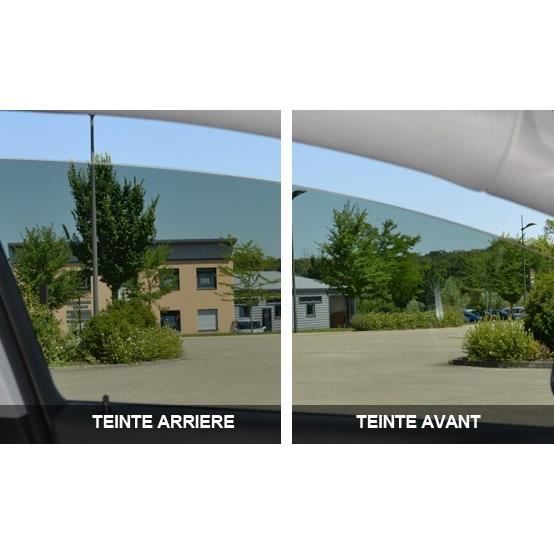 407 Berline 4 portes (2004 - 2011) Kit complet avant black 35 - arrière black 20 film teinté découpé et thermoformé sur mesure