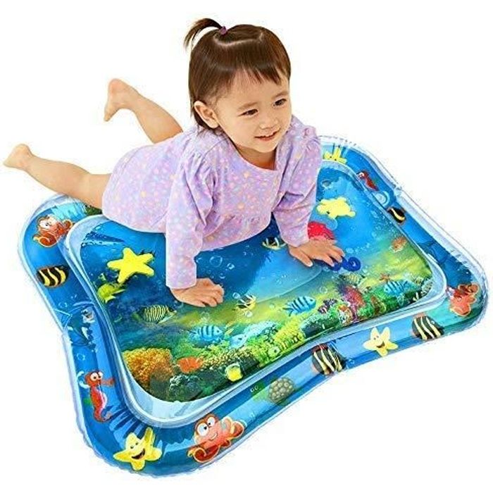 Tapis Tummy Time, Tapis D'eau Gonflable De Bébé, Tapis D'activi Parfait D'activité De Jeu De Temps D'amusement Pour Bébés Enfants
