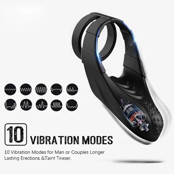 Anneau Vibrant Stimulateur Clitoridien - Pour érection Et Plaisir Partagé, Neuf Sous Blister