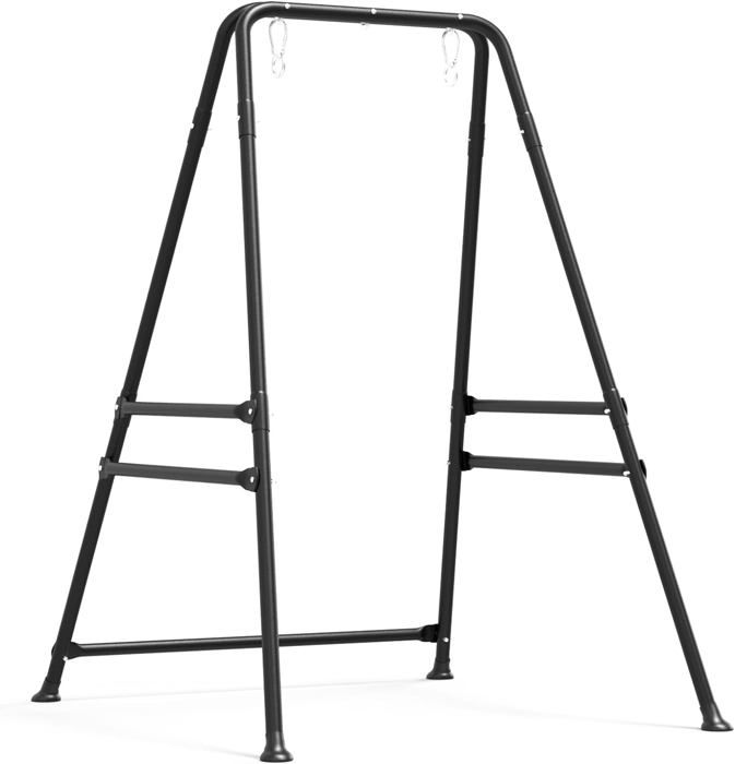 Fauteuil Suspendu Avec Armature - Charge 120 Kg - Hauteur Réglable 6 Positions - Poche Latérale - Intérieur/extérieur