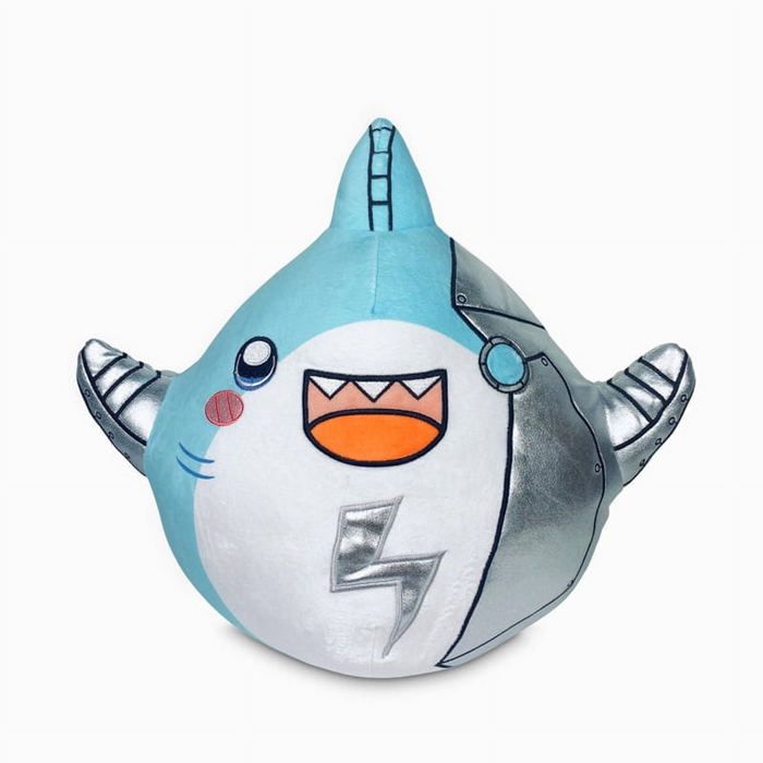 KEENSO Jouet en peluche requin de dessin animé 45 cm dessin animé
