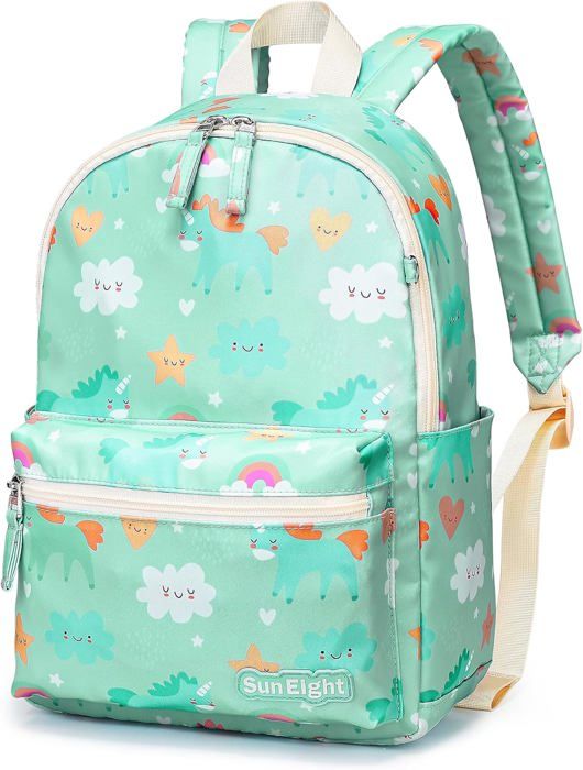 Sac à Dos Enfant Maternelle/primaire Amythe – Nylon Léger Imperméable – 30x12x41 Cm – Pour 6 à 10 Ans