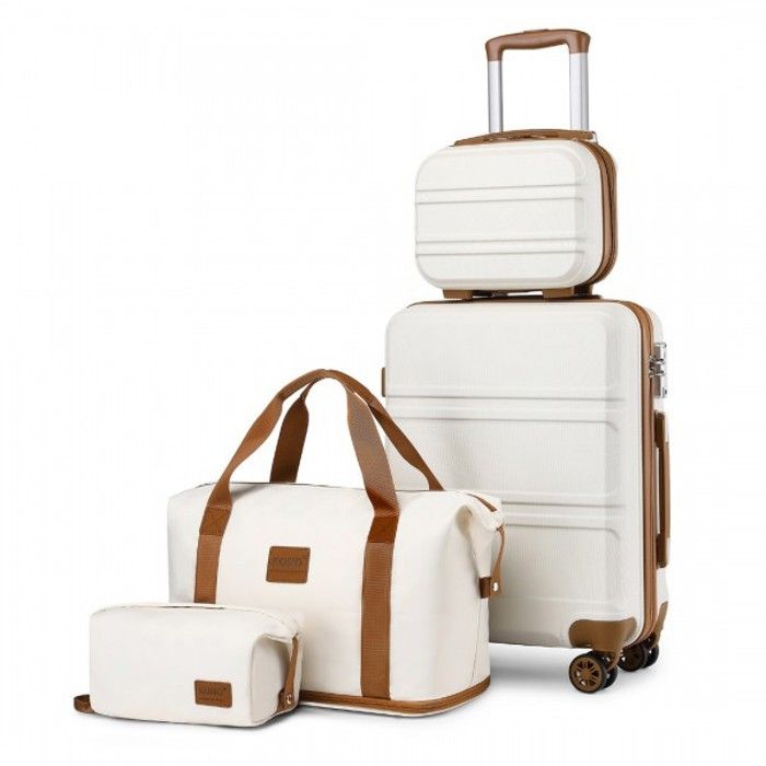 Kono Set de Valises de Voyage Rigide Bagage Cabine