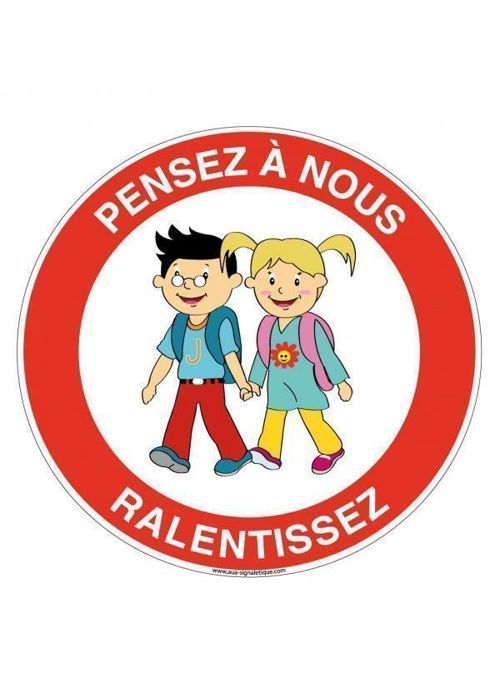 AUA SIGNALETIQUE - Pannello "Posto Riservato" Preghiera Di Non Parcheggiare - Diametro 200 Mm - PVC 1,5 Mm - Fabbricazione Francese