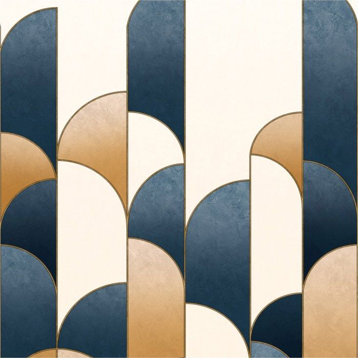 Rouleau Papier Peint Intissé Rasch Selection - Graphique Vert - 53cm X 10,05m