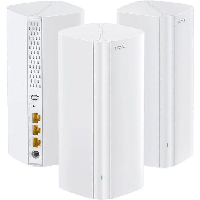Tenda Mesh WiFi 6 AX3000 Nova EX12 2 Pack – Système WiFi Mesh pour toute la maison