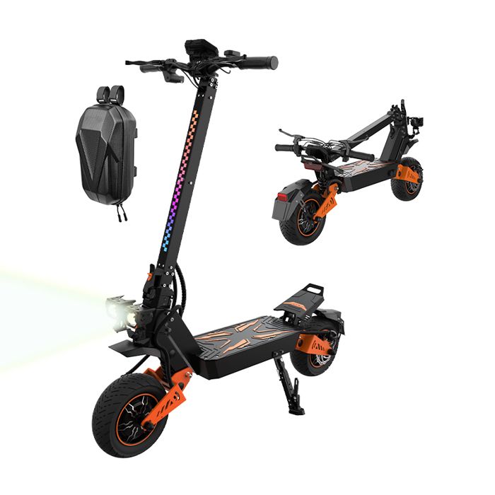 TUNO NT5Pro Trottinette Electrique Avec Sac - 1200W*2 - 60km/h - Autonomie 50-60km - 48V18.2Ah - Pneus 11 4 Modes