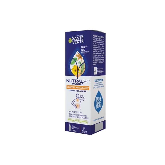 Santé verte nutralgic muscle spray relaxant 100ml