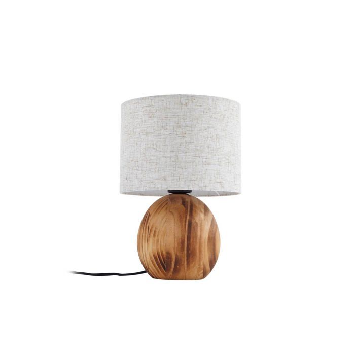 Lampe à poser - Lindby - lampe de chevet - Bois Tissu textile - bois Lampe à poser - Lindby - lampe de chevet - Bois Tissu textile - bois
