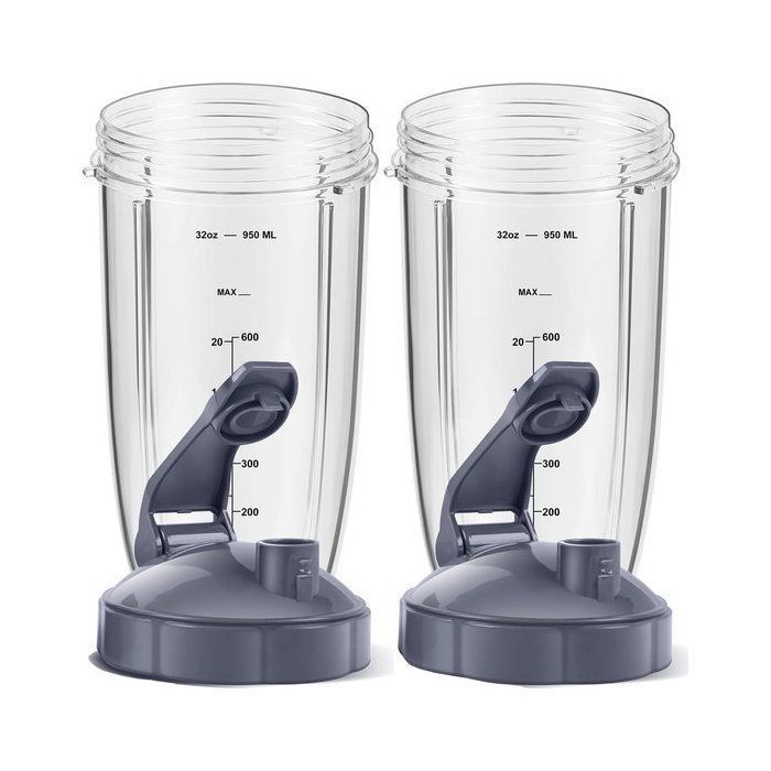 Accessoires pour blender - 4 pièces - Gobelets de rechange compatibles avec les blenders Nutribullet Femeo