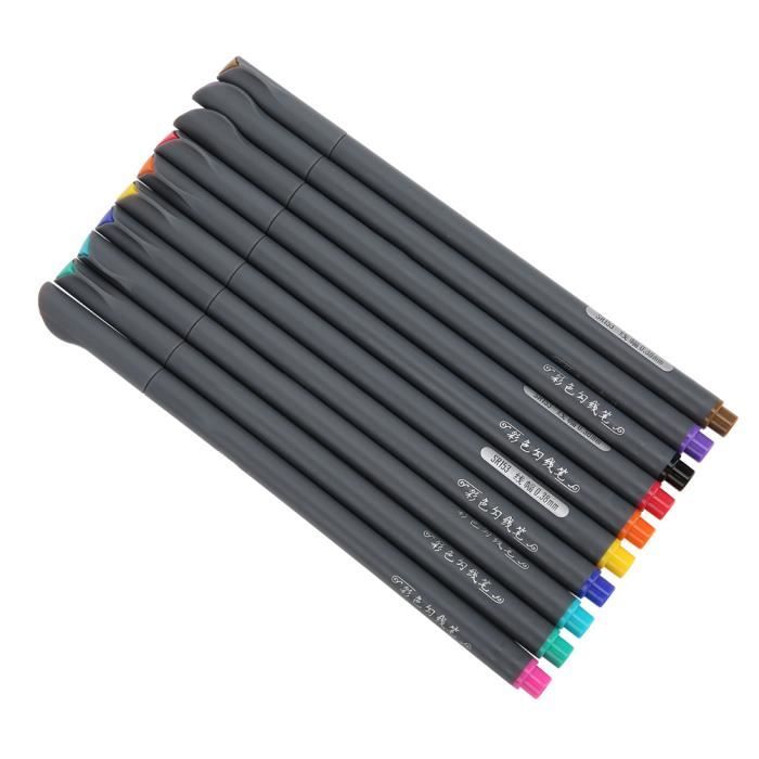 Lot De 3 Stylos Pigma Micron Noir - Pointes 0.2 Mm, 0.25 Mm, 0.35 Mm, Encre Permanente