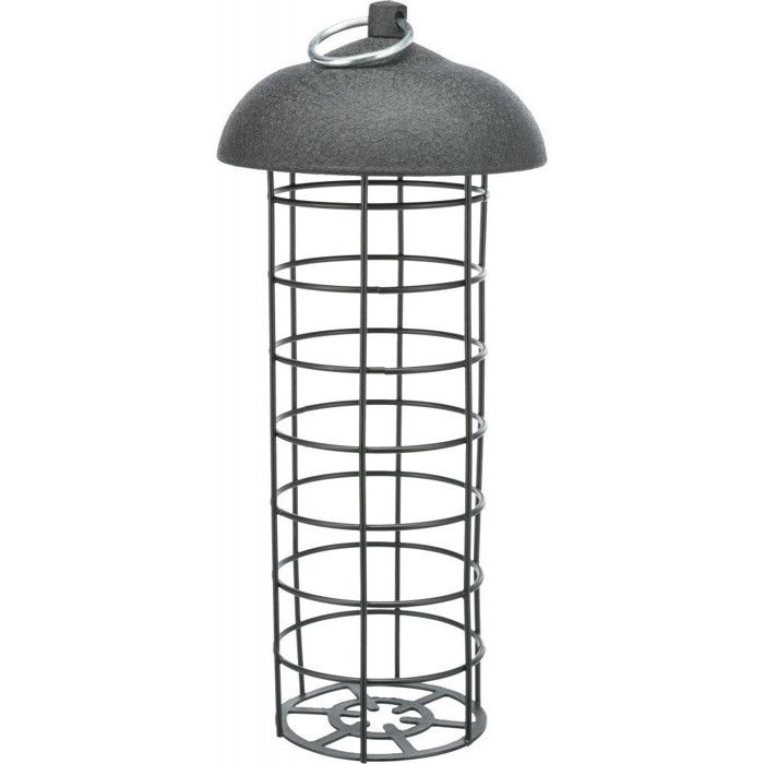 Comparer les prix de Mangeoire à boule de graisse pour oiseaux ø 10 x 21 cm - animallparadise Noir