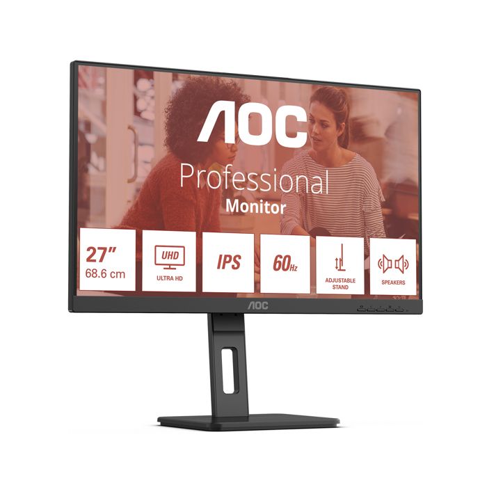 AOC E3 U27E3UF écran plat de PC 68 6 cm 27 3840 x 2160 pixels 4K Ultra HD LED Neuf - vue 5