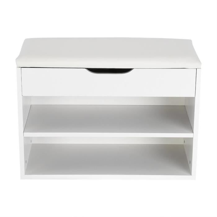 Banc De Rangement A Chaussures Avec Coussin Confortable 60 30 43cm Achat Vente Meuble A Chaussures Banc De Rangement A Chaussu Cdiscount