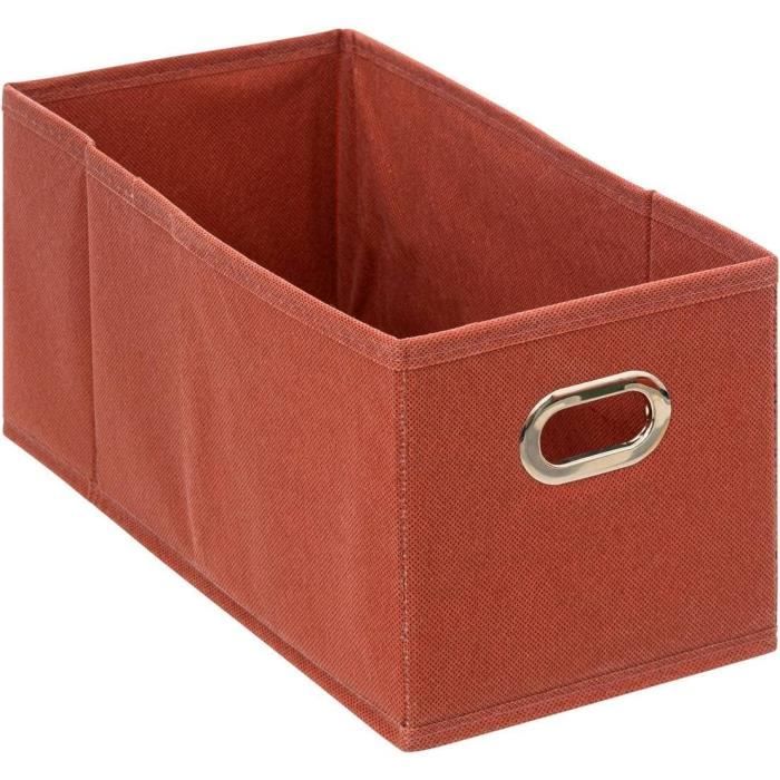 Five - Boîte De Rangement Terracotta 31 X 31 X 31 Cm - Idéale Pour Maison Et Organisation